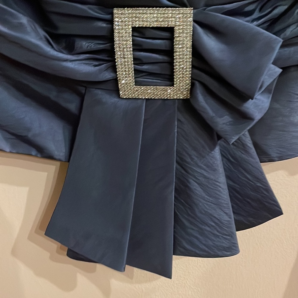 DAYMORE COUTURE 2 piece skirt set FORMAL Evening STUNNING wedding blue 16 - Picture 11 of 17